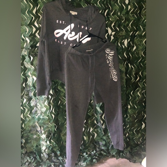 Aeropostale Tops - Aeropostale Gray Sweat Set